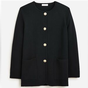 Jcrew Giselle sweater-blazer black